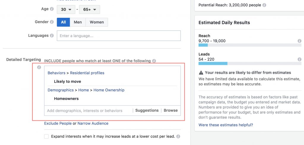 Facebook likely to move targeting