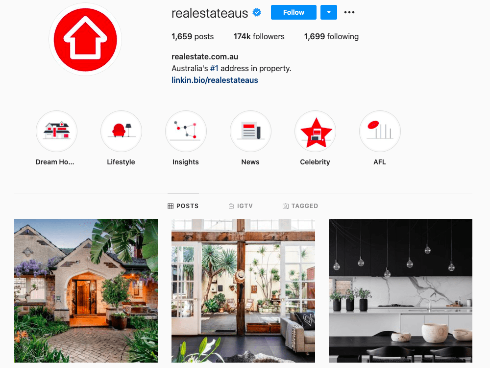 Real Estate Aus Instagram Page