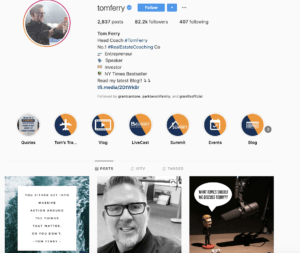 Tom Ferry Instagram