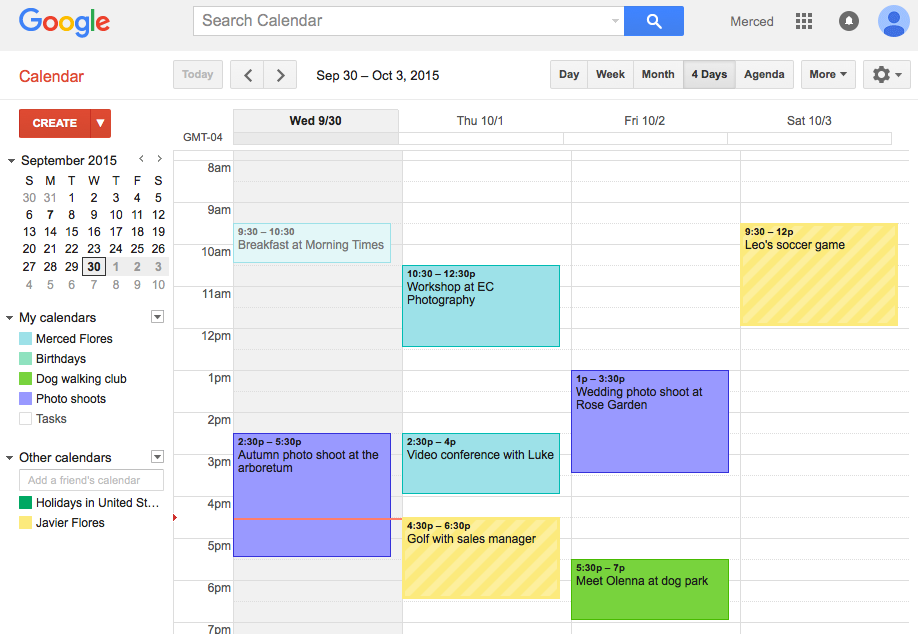google calendar can improve your productivity