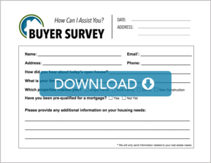 example of buyer survey