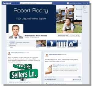 real estate facebook business page