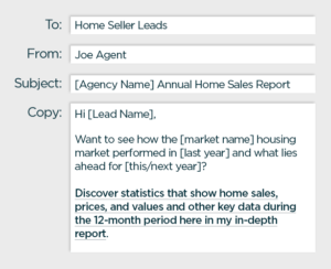 email copy example for real estate