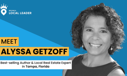 Meet Alyssa Getzoff, best-selling author and local real estate expert in Tampa, Florida.