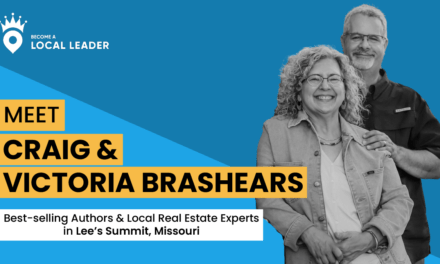 Meet Craig and Victoria Brashears, best-selling authors and local real estate experts in Lee’s Summit, MO.