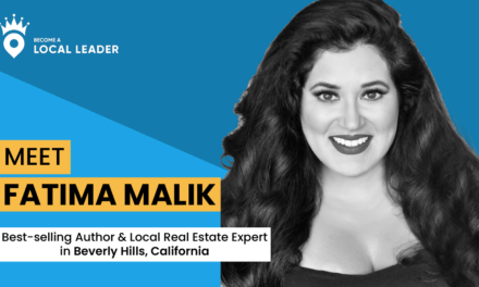 Meet Fatima Malik, best-selling author and local real estate expert in Beverly Hills, California.