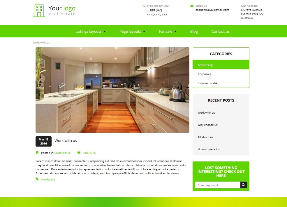 Estatik Build a WordPress real estate website