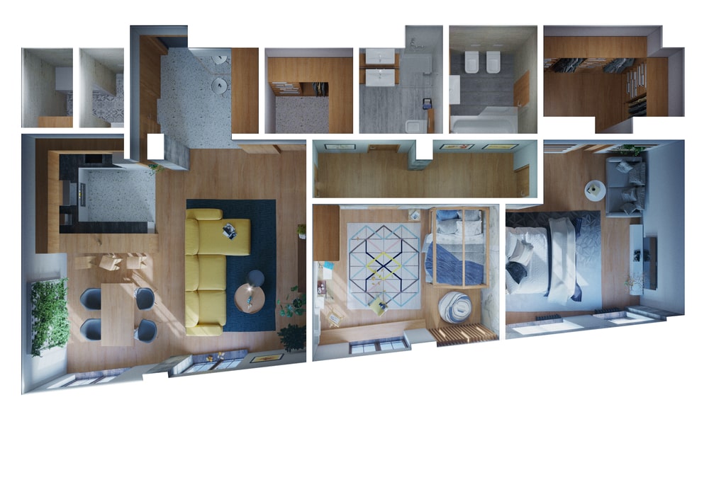 Virtual Home Staging Floor Plan