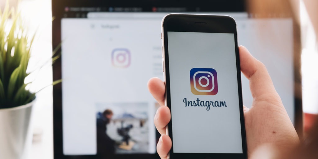 Instagram Application on Phone for Real Estate Agents