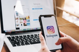 Instagram on phone and computer