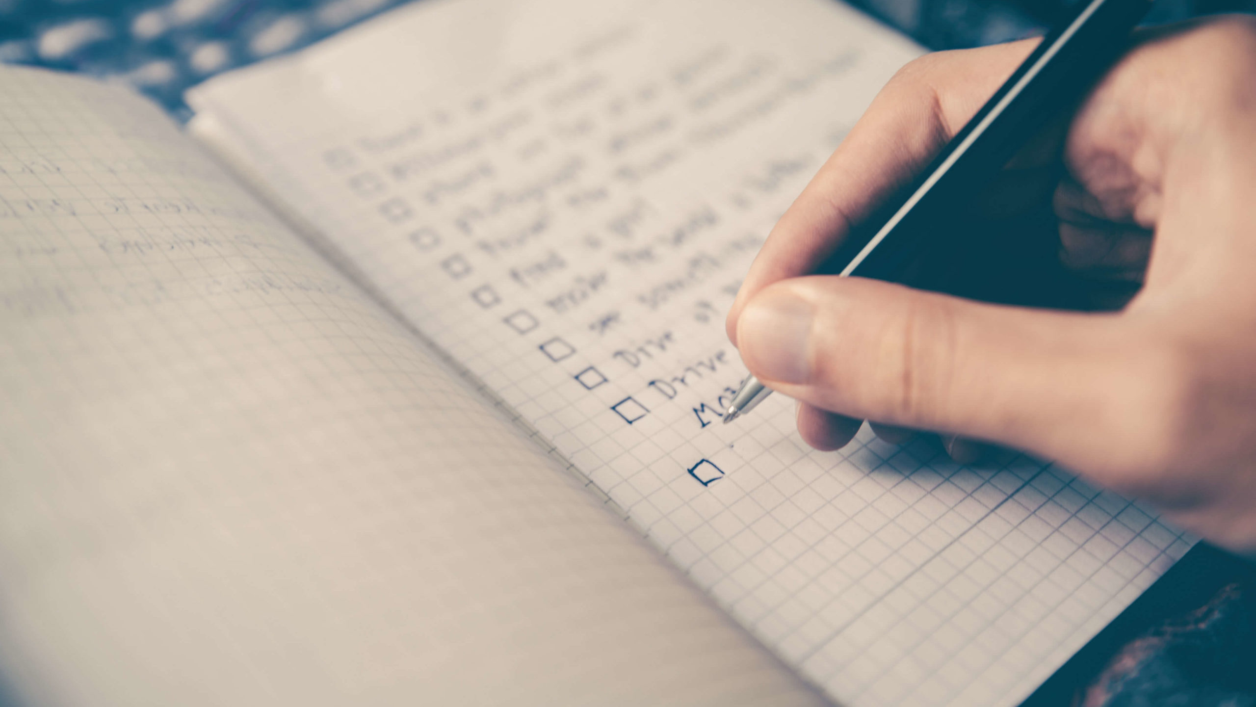 hand written pre-appointment checklist for your real estate listing presentation